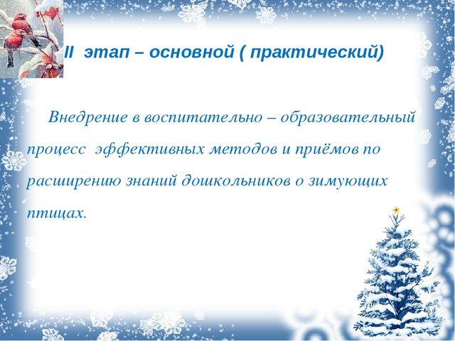 Презентация проекта "Зимующие птицы"