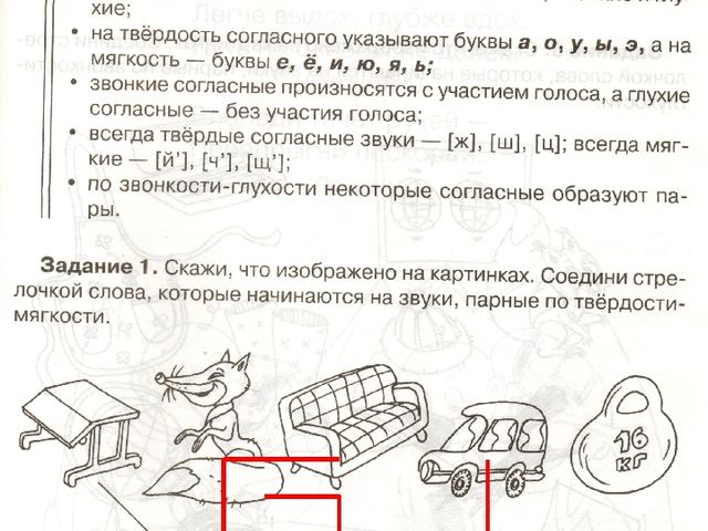 Согласные твёрдые и мягкие, звонкие и глухие.