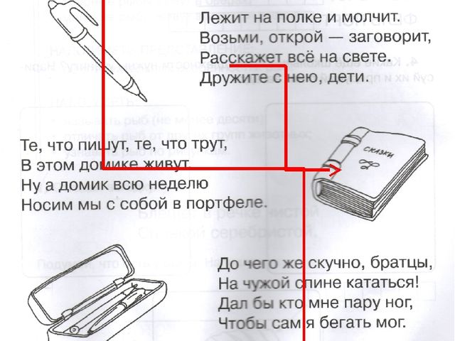 Предметный мир. Школьные принадлежности.