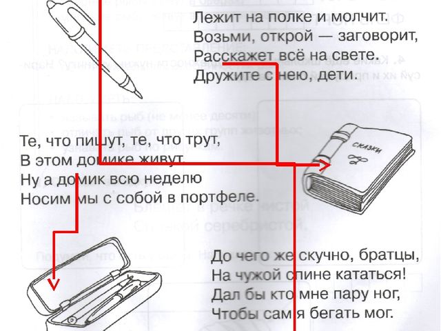 Предметный мир. Школьные принадлежности.
