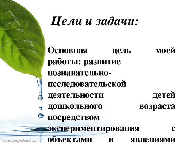 Проект на тему Вода"