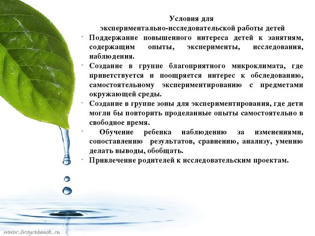Проект на тему Вода"