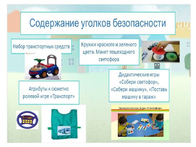 Обучение детей правилам безопасного поведения на дороге в первой младшей группе (2 - 3 года)