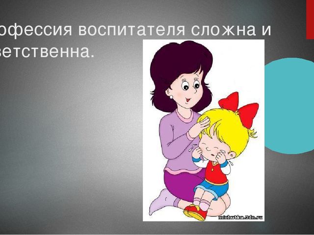 Презентация на тему "Современному ребёнку современного воспитателя".