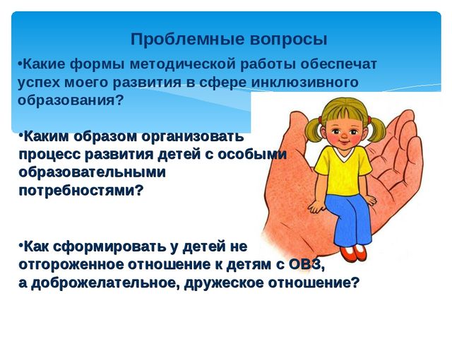 Педагогический проект "Профессиональное развитие воспитателя в рамках инклюзивного образования в ДОУ"