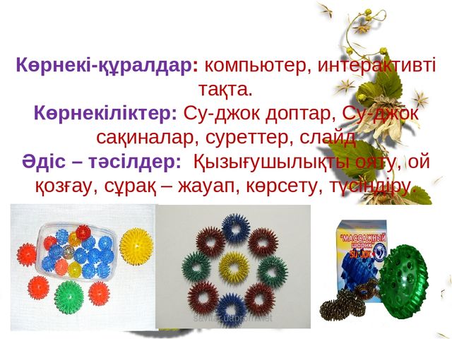 Денсаулық саласы бойынша "Мен сияқты жаса"Су-джок терапиясы презентация