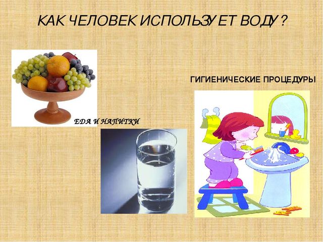 Презентация на тему "Роль воды в жизни человека"