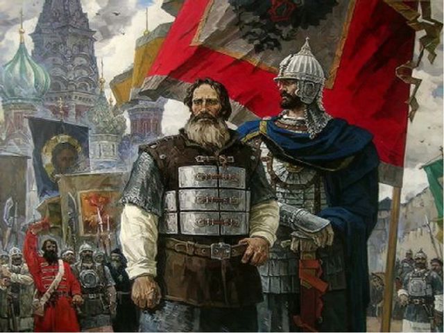 Презентация к интегрированному занятию "День народного единства" для подготовительной группы.