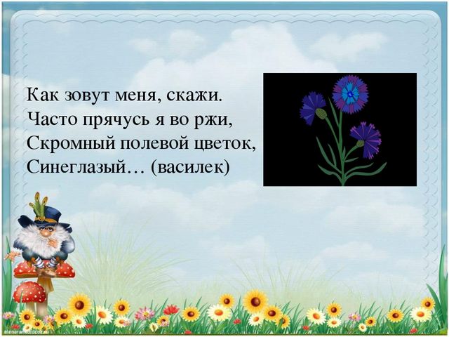 Презентация для дошкольников "Доскажи словечко"
