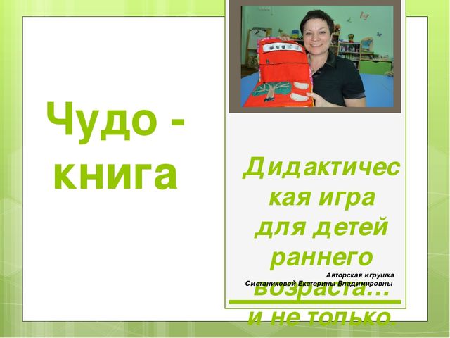Авторская игрушка ЧУДО-КНИГА. Практическое пособие по работе с дидактическим материалом
