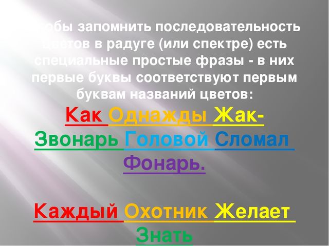 Презентация к занятию"Вот такая радуга"