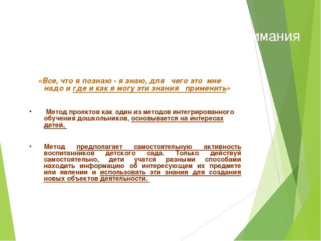 Презентация для воспитателей ДОУ Проектная деятельность