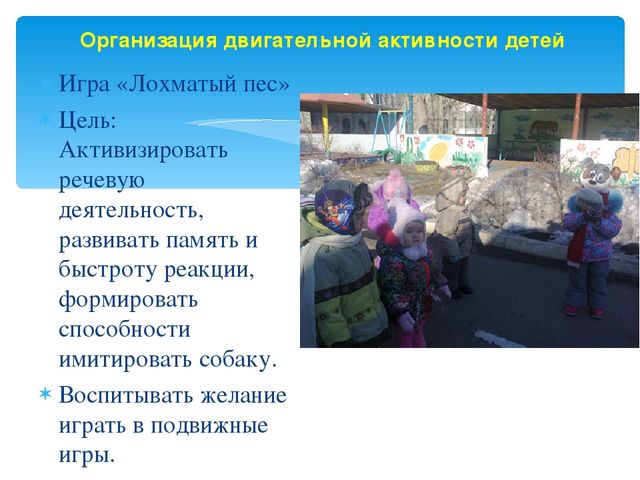 Презентация дошкольное образование "Прогулка"