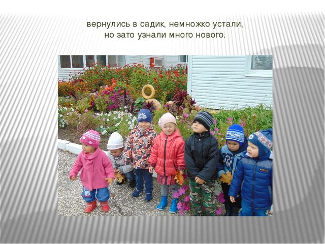 Презентация проекта по познавательному развитию на тему "Осень в золотом наряде" в младшей группе.