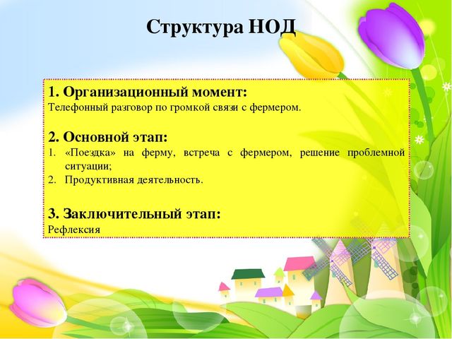 Презентация НОД на тему "Поездка на ферму"
