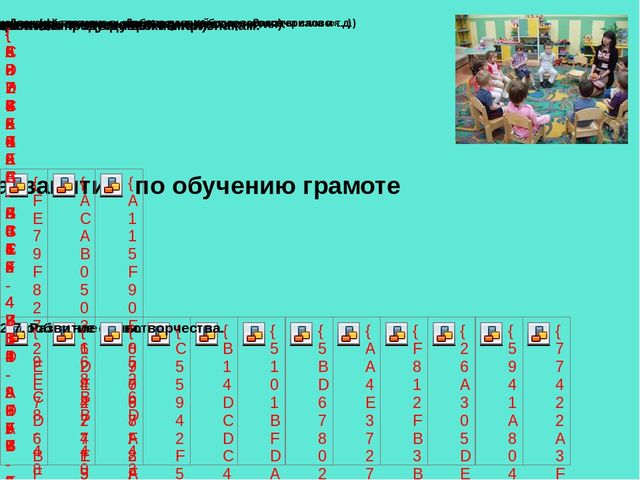 Презентация педагогической мастерской "Обучение грамоте детей дошкольного возраста"