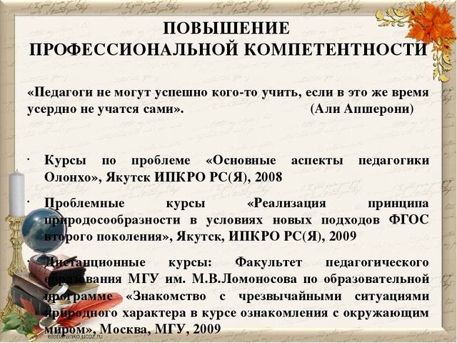 Презентация на тему "Портфолио учителя начальных классов"