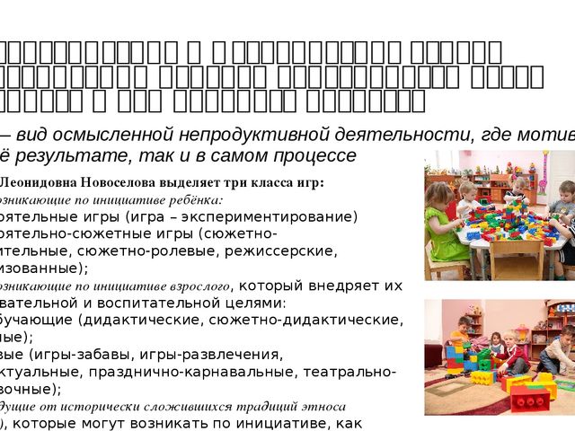 Теоретические и методические основы организации деятельности и общения дошкольников. Презентация