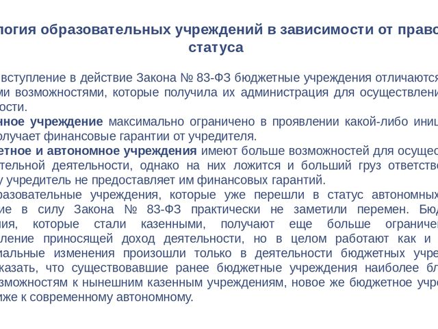 Презентация для педагогов "Система образования в Российской Федерации"