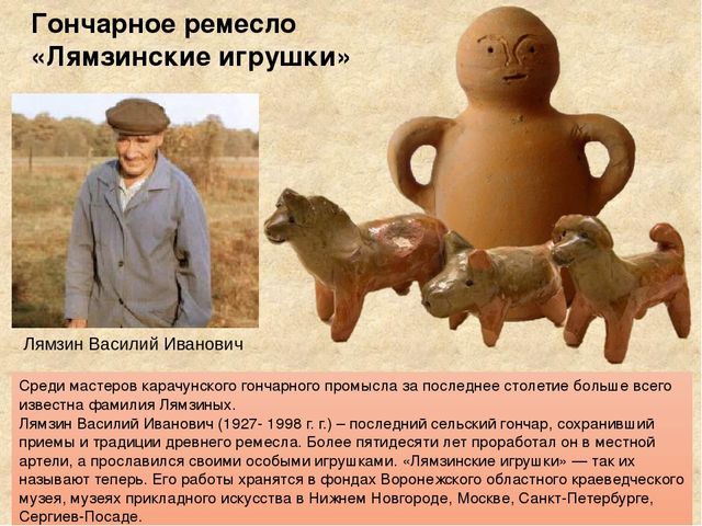 Народный промысел воронежской