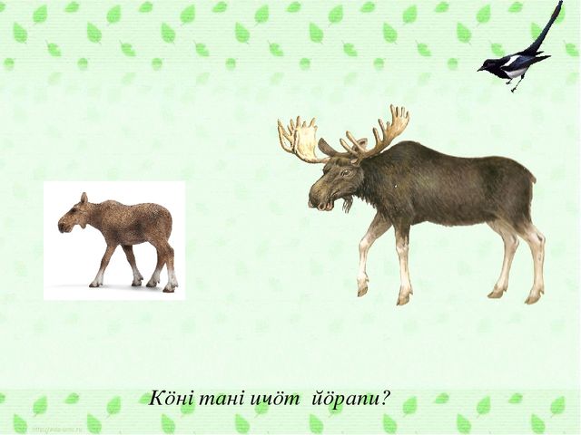 Интерактивная игра по обучению коми языку. Тема "Лесные звери"