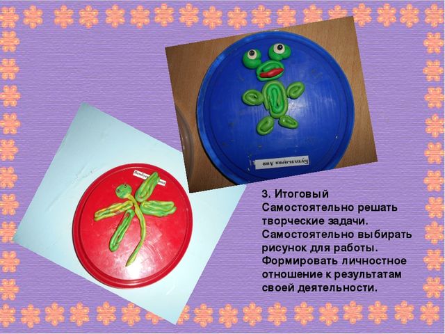 Творческая презентация по пластилинографии
