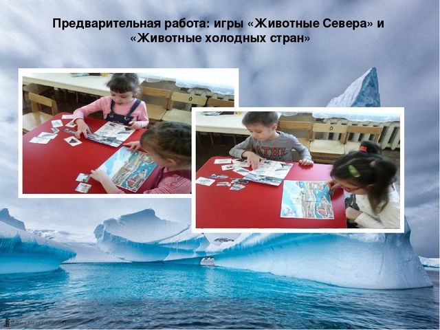 Презентация по теме "Животные Арктики и Антарктики" Итоговое занятие в средней группе (январь).Лепка.
