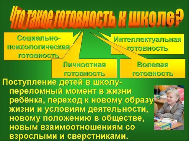 Презентация по психологии "Психологическая готовность к школе"