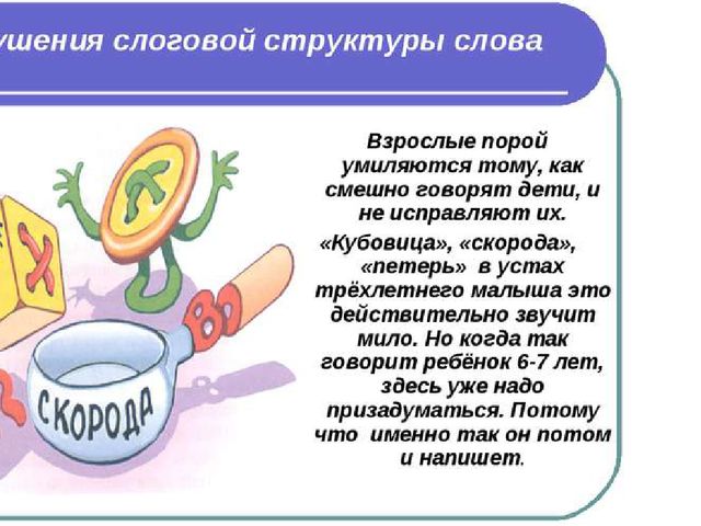 Презентация по логопедии "Преодоление нарушений слоговой структуры слова у дошкольников"