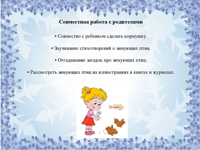 Презентация по экологическому воспитанию : "Покорми птиц"