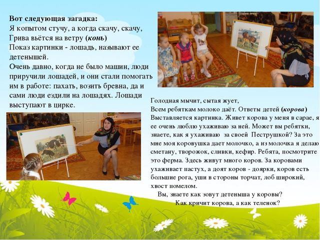 Презентация по познавательному развитию "В гости к бабушке"