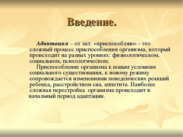 Игровая деятельность детей раннего возраста в период адаптации