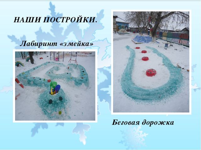 Презентация : Проект "Зимние забавы"