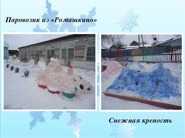 Презентация : Проект "Зимние забавы"