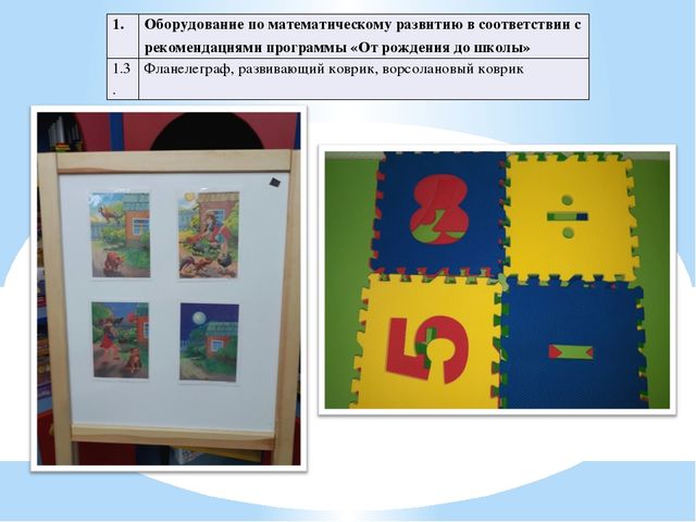 Презентация центра по ФЭМП во второй младшей группе "Солнышко"