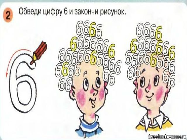 Число 6. Цифра 6.