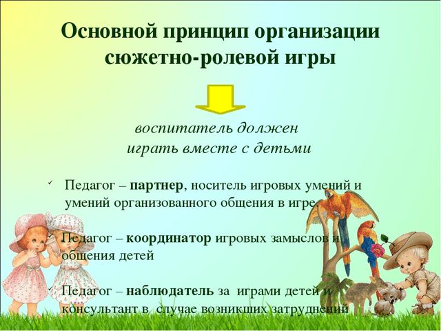 Презентация по игре "Сюжетно-ролевая игра"
