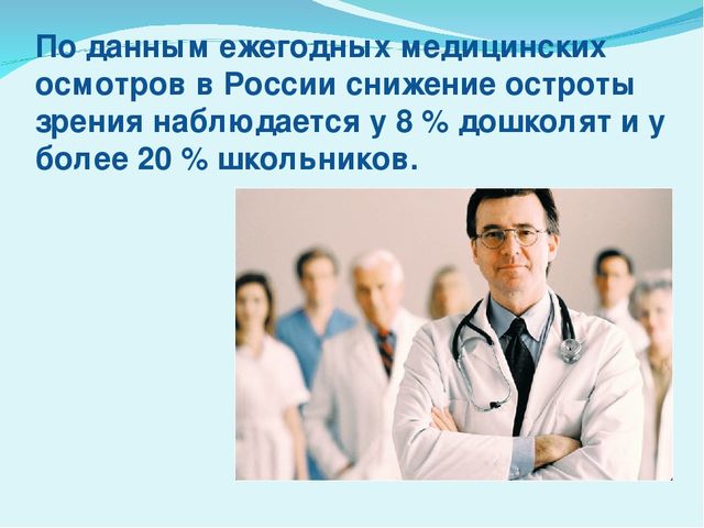 Презентация "Офтальмотренинг как средство как средство профилактики нарушения органов зрения у детей дошкольного возраста"