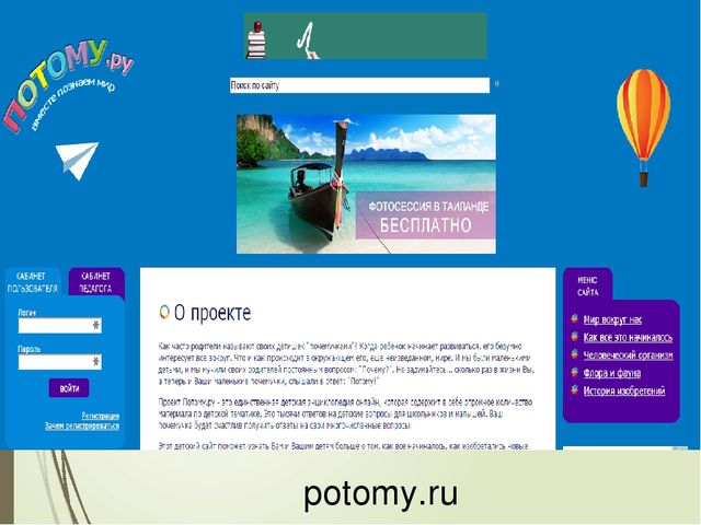 Презентация "Электронные образовательные ресурсы для детей"