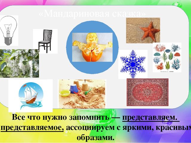 Мастер-класс "Эйдетика как средство развития познавательных способностей в развитии речи детей дошкольного возраста