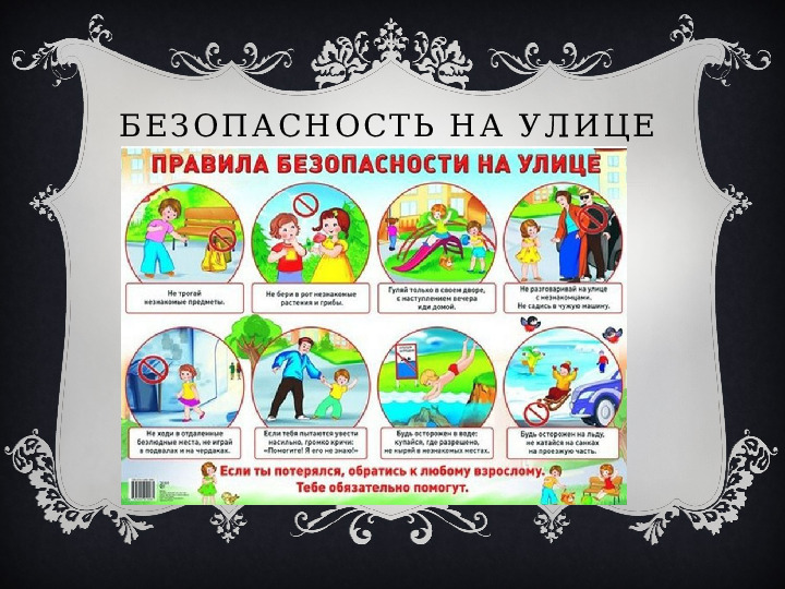 Презентация на тему"Безопасность на улице"