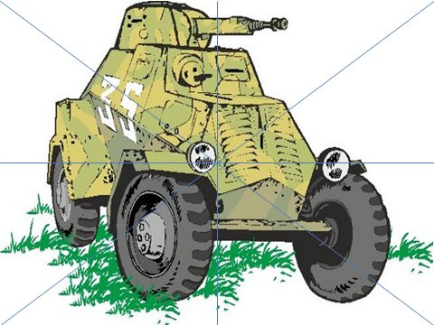 Танк разрезная картинка для детей