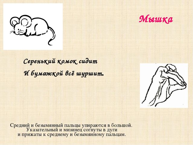 Презентация "Игры с пальчиками"