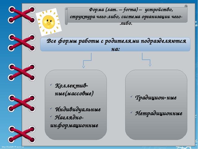 Презентация "Формы работы с родителями в ДОУ"