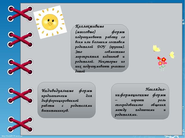 Презентация "Формы работы с родителями в ДОУ"