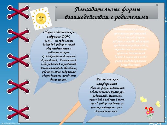 Презентация "Формы работы с родителями в ДОУ"