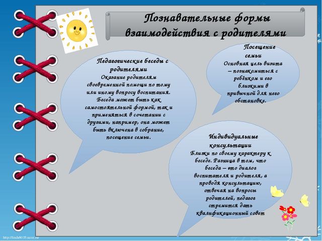 Презентация "Формы работы с родителями в ДОУ"