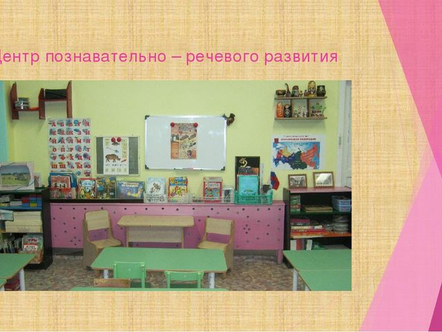 Развивающая среда в группе