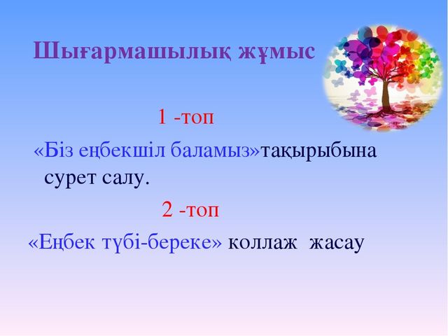 Өзін-өзі тану пәнінен ашық сабақ