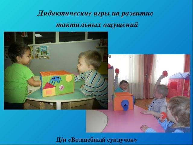 Презентация для педагогов "Развитие сенсорных способностей детей через дидактические игры"